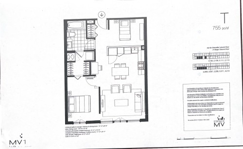 Plan (croquis) - 2111-479 Av. Mousseau-Vermette, Dorval, QC - Other
