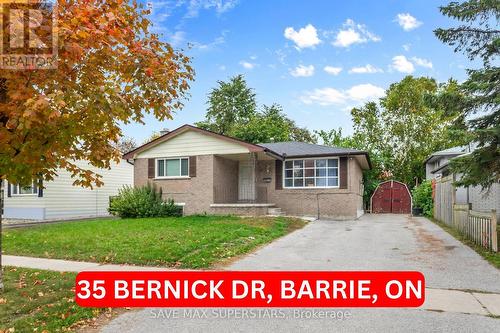 DUPLEX - 35 BERNICK DRIVE  Barrie, ON L4M 5C1
