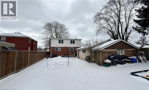 Back of Home - 162 Ninth Avenue, Kitchener, ON - Outdoor With Exterior