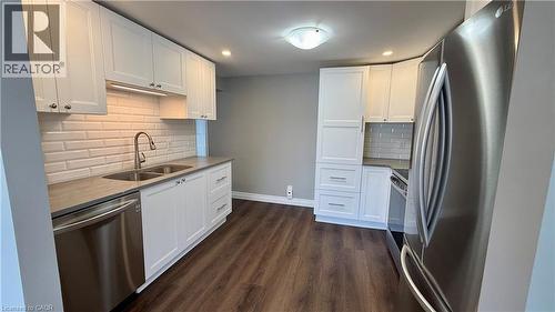 Kitchen - 162 Ninth Avenue, Kitchener, ON - Indoor Photo Showing Kitchen With Stainless Steel Kitchen With Double Sink With Upgraded Kitchen