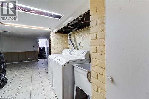 laundry available for an additional cost. - 44 Ashley Street, Hamilton, ON - Indoor Photo Showing Laundry Room