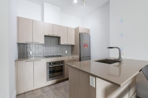 Cuisine - 1903-405 Rue De La Concorde, Montréal (Ville-Marie), QC - Indoor Photo Showing Kitchen With Upgraded Kitchen