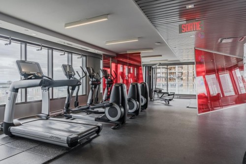 Salle d'exercice - 1903-405 Rue De La Concorde, Montréal (Ville-Marie), QC - Indoor Photo Showing Gym Room