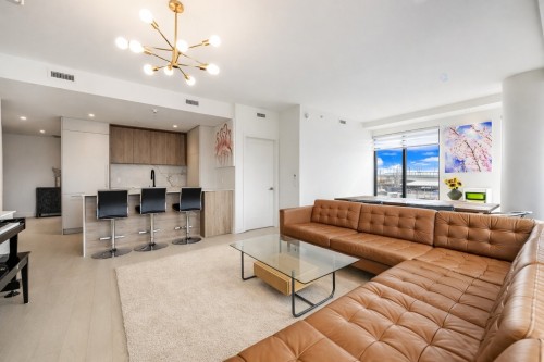 Salon - 206-399 Rue De La Rotonde, Montréal (Verdun/Île-Des-Soeurs), QC - Indoor Photo Showing Living Room