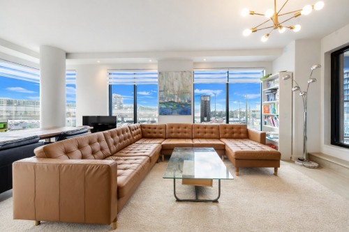 Salon - 206-399 Rue De La Rotonde, Montréal (Verdun/Île-Des-Soeurs), QC - Indoor Photo Showing Living Room