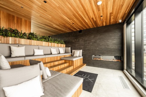 Spa - 206-399 Rue De La Rotonde, Montréal (Verdun/Île-Des-Soeurs), QC -  With Fireplace