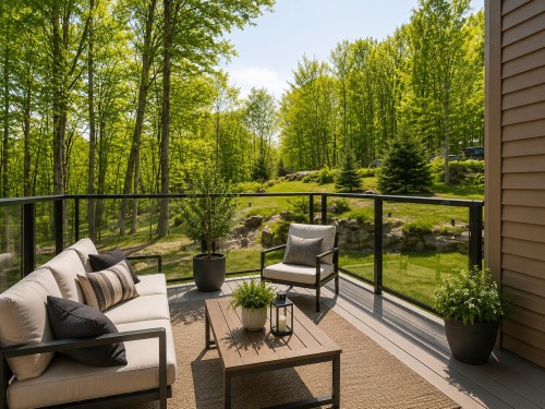 Balcony - 34 Rue Desaulniers, Shefford, QC - Outdoor With Exterior
