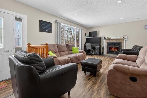 33031 27E Road E, Kleefeld, MB - Indoor Photo Showing Living Room With Fireplace