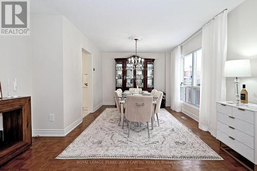 69 Wade Gate, Vaughan, ON - Indoor Photo Showing Dining Room With Fireplace