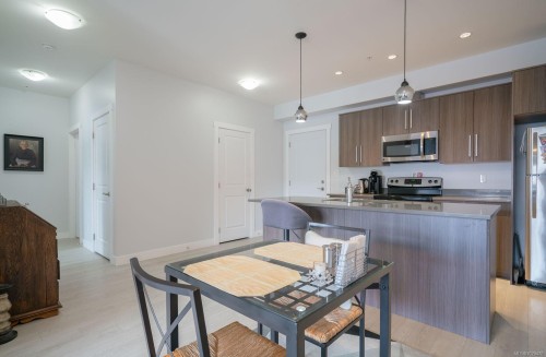 208-15 Canada Ave, Duncan, BC - Indoor Photo Showing Kitchen With Upgraded Kitchen