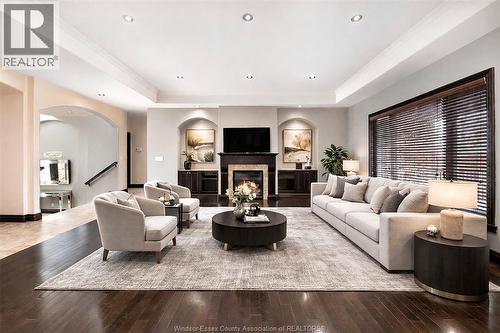199 Ellison, Leamington, ON - Indoor Photo Showing Living Room With Fireplace