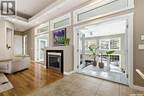 3270 Windsor Park Crescent, Regina, SK - Indoor With Fireplace