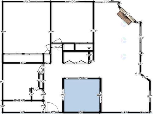 Floor Plan - 406-525 Rue Lucien-L'Allier, Montréal (Ville-Marie), QC - Other