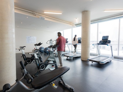 Exercise Room - 516B-1400 Rue Ottawa, Montréal (Le Sud-Ouest), QC - Indoor Photo Showing Gym Room