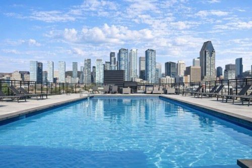 Pool - 516B-1400 Rue Ottawa, Montréal (Le Sud-Ouest), QC - Outdoor With In Ground Pool With View