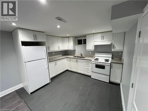 336 E Mohawk Road E, Hamilton, ON - Indoor Photo Showing Kitchen With Double Sink