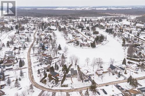 Overhead view of the waterfront lot - 39 Turtle Path, Ramara, ON - Outdoor With View