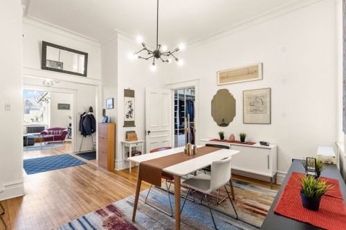 Dining Room - 2-906 Rue Cherrier, Montréal (Le Plateau-Mont-Royal), QC - Indoor Photo Showing Dining Room