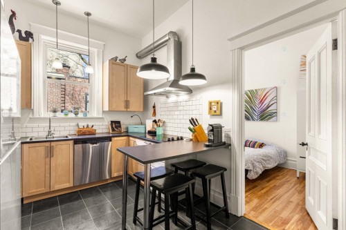 Kitchen - 2-906 Rue Cherrier, Montréal (Le Plateau-Mont-Royal), QC - Indoor Photo Showing Kitchen