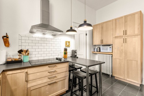 Kitchen - 2-906 Rue Cherrier, Montréal (Le Plateau-Mont-Royal), QC - Indoor Photo Showing Kitchen