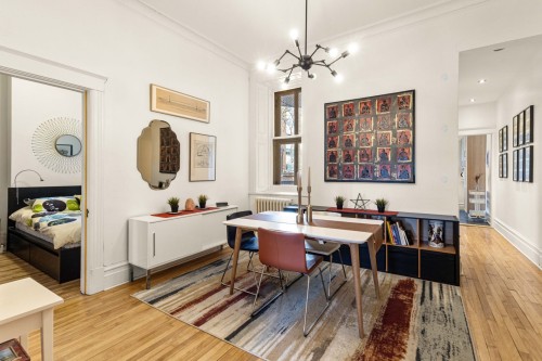 Dining Room - 2-906 Rue Cherrier, Montréal (Le Plateau-Mont-Royal), QC - Indoor Photo Showing Dining Room