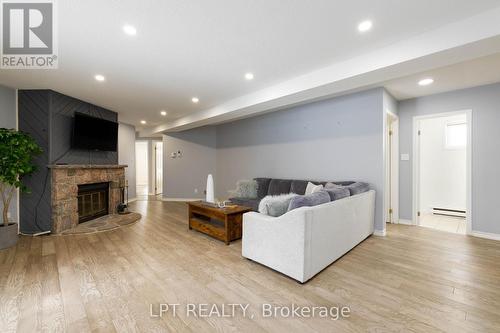 50 Concession Rd 2 W, Tiny, ON - Indoor Photo Showing Living Room With Fireplace