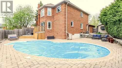 37 Falling Brook Drive, Barrie, ON - Outdoor With In Ground Pool With Deck Patio Veranda With Exterior
