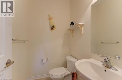 Bathroom featuring toilet and a sink - 9 Outlook Terrace, Kitchener, ON - Indoor Photo Showing Bathroom