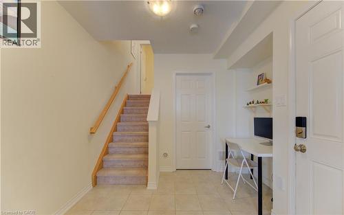 Office area featuring light tile patterned floors and baseboards - 9 Outlook Terrace, Kitchener, ON - Indoor Photo Showing Other Room
