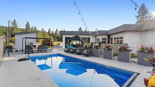 4535 Mcculloch Road, Kelowna, BC - Outdoor With In Ground Pool With Deck Patio Veranda
