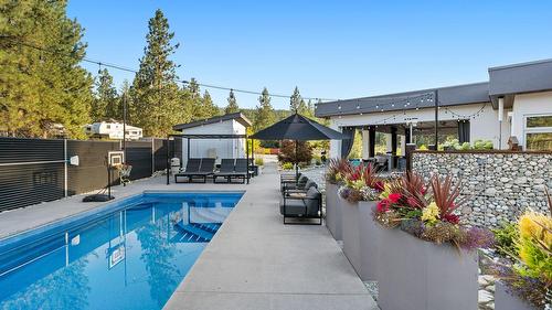4535 Mcculloch Road, Kelowna, BC - Outdoor With In Ground Pool With Deck Patio Veranda