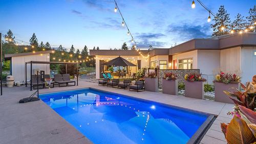 4535 Mcculloch Road, Kelowna, BC - Outdoor With In Ground Pool With Deck Patio Veranda