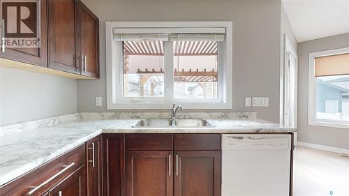 5128 Aerial Crescent, Regina, SK - Indoor Photo Showing Kitchen With Double Sink