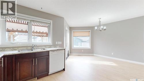5128 Aerial Crescent, Regina, SK - Indoor Photo Showing Kitchen With Double Sink