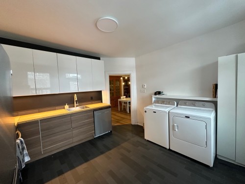 Kitchen - 6617 Rue St-Dominique, Montréal (Rosemont/La Petite-Patrie), QC - Indoor Photo Showing Laundry Room
