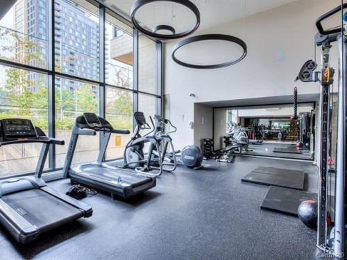 Exercise Room - 314-1320 Rue Olier, Montréal (Le Sud-Ouest), QC - Indoor Photo Showing Gym Room