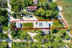 Aerial outline of the subject property - 