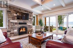 Living room with views to Georgian Bay - 