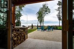 Views of Georgian Bay from back porch - 