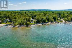 Aerial view towards the property - 