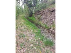 Seasonal Creek flume up mountain - 