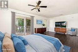 Primary bedroom, virtually staged - 