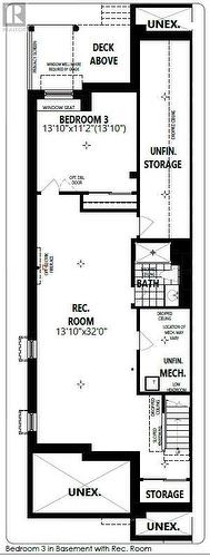 Basement Floorplan - 109 Pilot Private, Ottawa, ON - Other