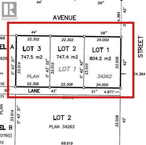 Lot 3 (430 Ninth Ave) Survey Plan - 430 Ninth Avenue, Midway, BC 
