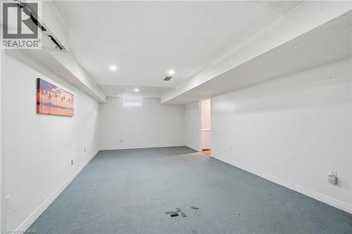 Basement with baseboards and recessed lighting - 513 Rexford Drive, Hamilton, ON - Indoor Photo Showing Basement