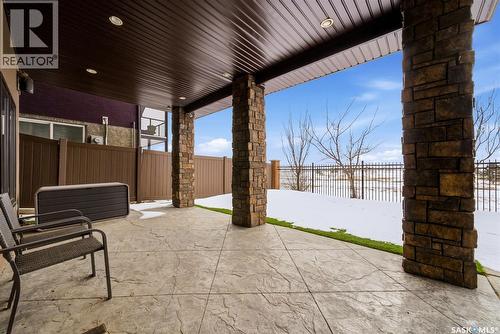 7502 Lilac Place, Regina, SK - Outdoor With Deck Patio Veranda With Exterior