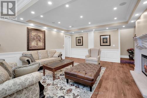 11 Beauvista Court, Vaughan, ON - Indoor Photo Showing Living Room With Fireplace