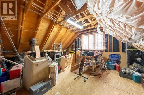 View of attic - 120 Valiant Circle, Hamilton, ON - Indoor Photo Showing Basement
