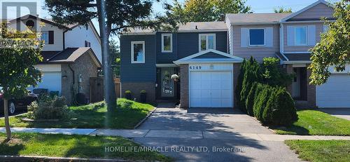 Front view with Driveway - 6149 Starfield Crescent, Mississauga, ON - Outdoor With Facade