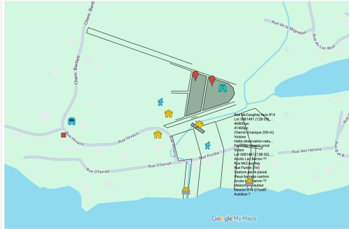 Plan (croquis) - Rue Mccaughey, Gore, QC 